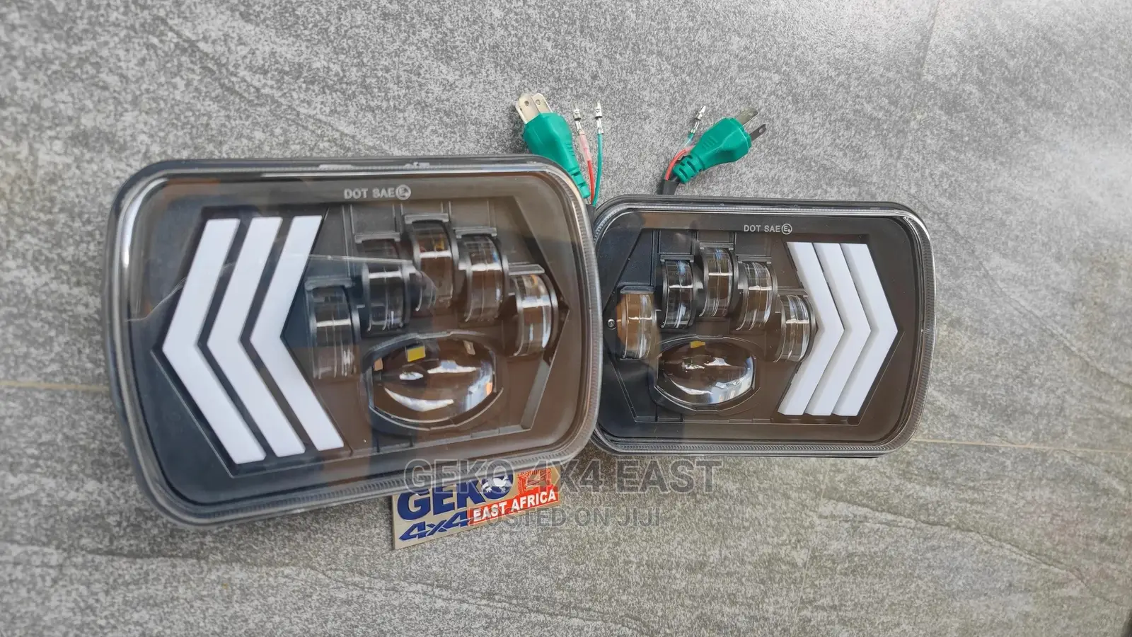 5x7 INCH LED Headlights, JEEP, HILUX (Old Shape)