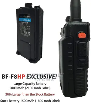 Dual Band Portable Radio Tri-power Handheld Walkie Talkie
