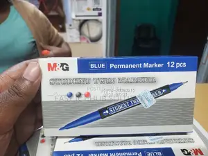 Premium Slim Permanent Marker Pens Black, Blue, Red, Green
