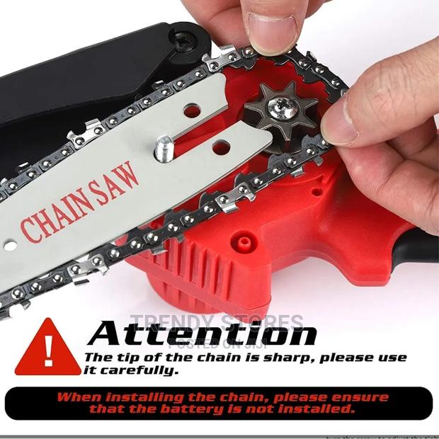 Electric Cordless Chainsaw Cutting Tool - thumbnail 2