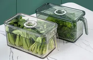 Elegant Refrigerator Storage Box With Storage Date Recorder