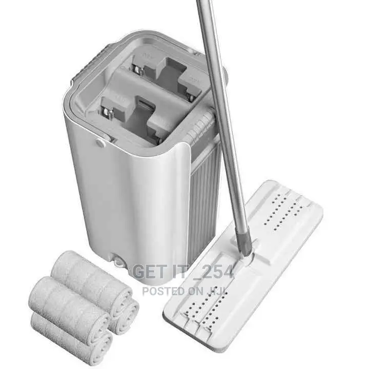 Magic Mop +Bucket With Extra Top Cloth