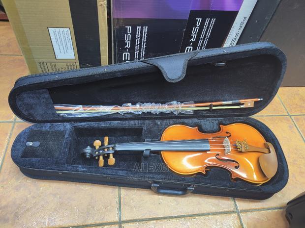 Mappleleaf Wood Violin - main view