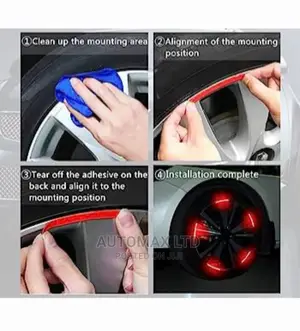 Reflective Rim Stickers. For Toyota,Subaru,Nissan,Mazda,Vw