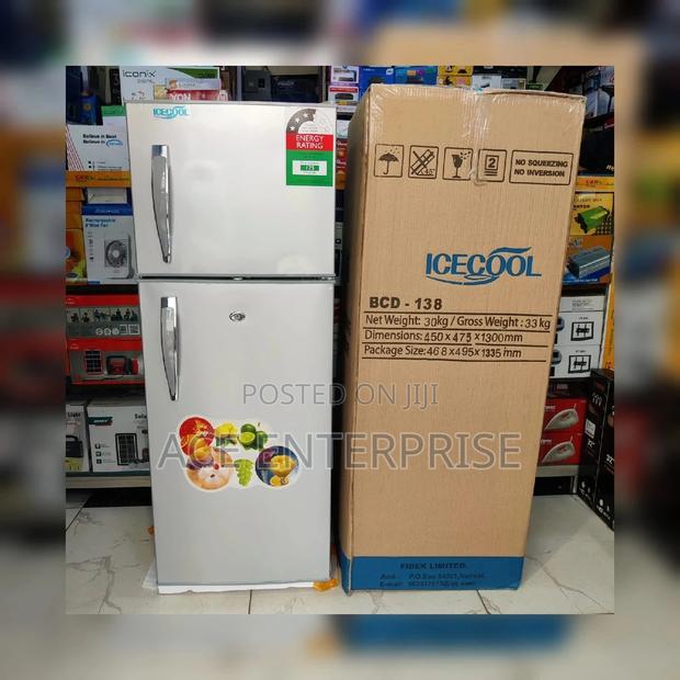 138L Double Door Icecool Refrigerator - main view