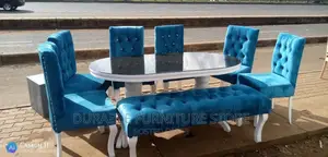 6 Seater Denning Set and Ottoman