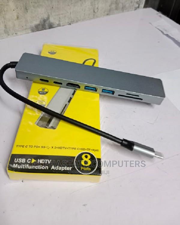Macbook Pro USB C 8 in 1 Multi Functional HUB