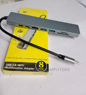 USB C Macbook Multiport Hub 8 in 1 Lan,HDMI - thumbnail 2