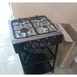 Ramtons 4 Gas Burner Auto Ignition Cooker With Stand