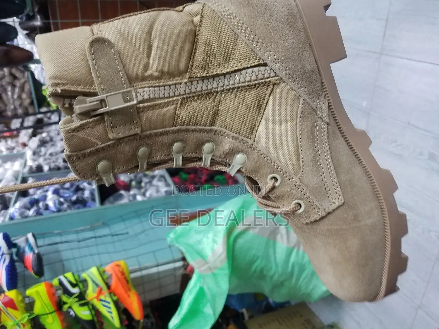 Brown Siwar Tactical Military Boots