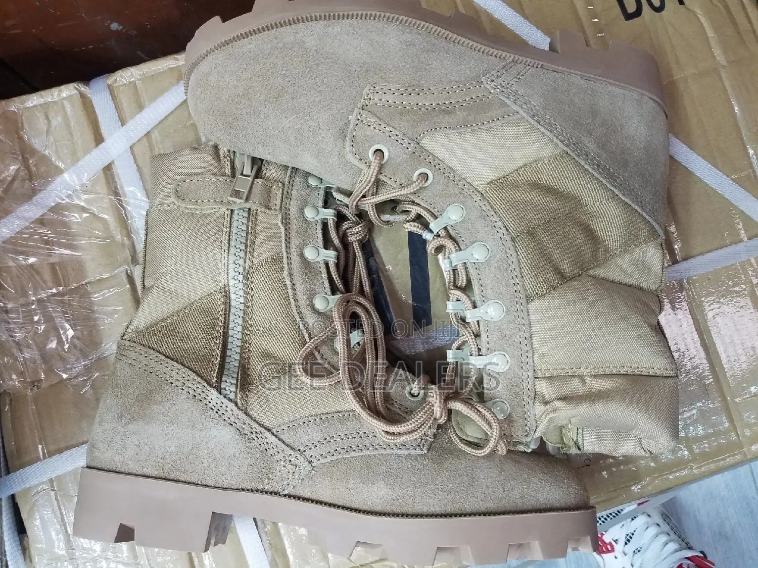 Brown Siwar Tactical Military Boots