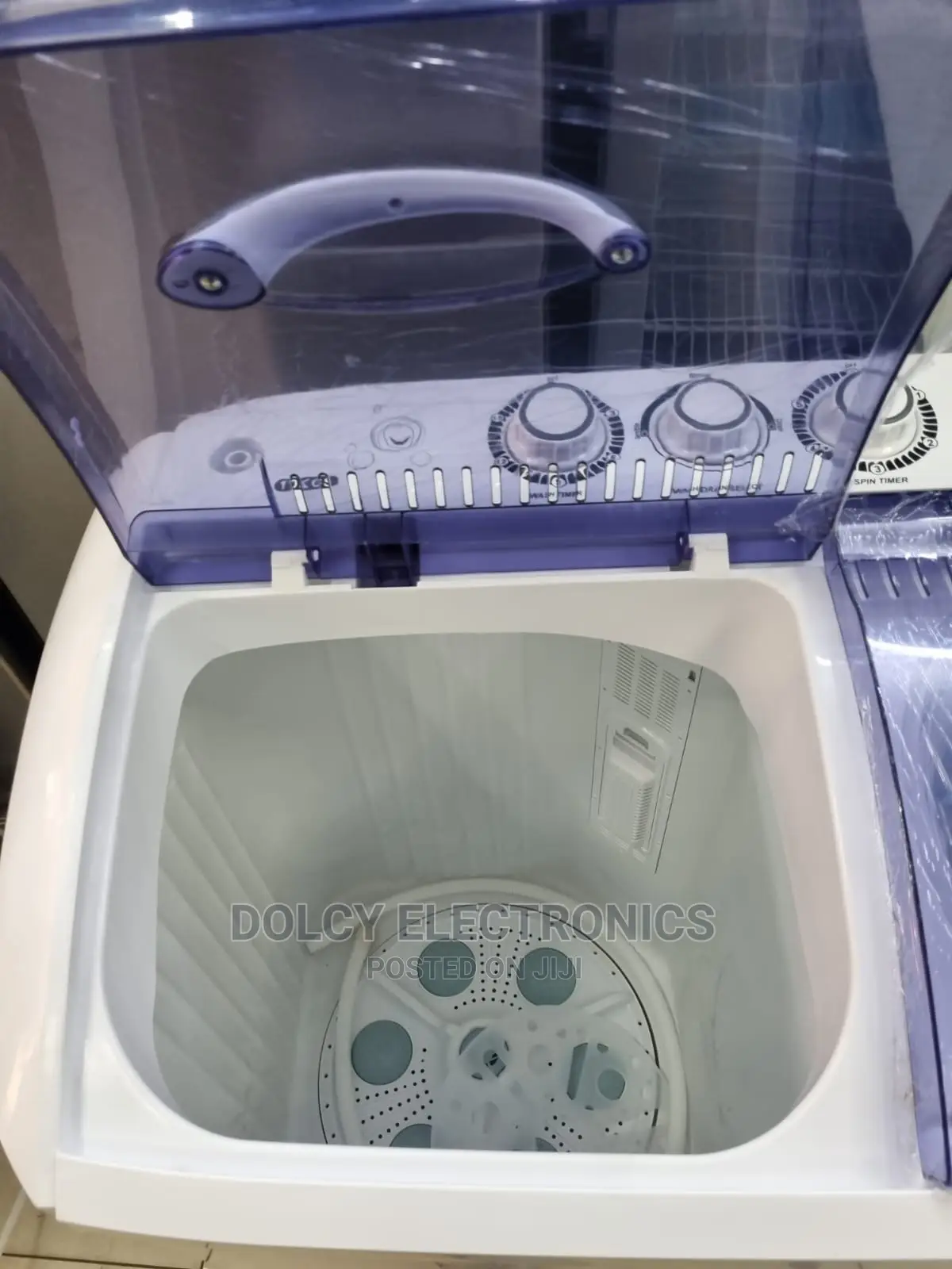 VON VALW-10MLW Twin Tub 10KG Washing Machine, White