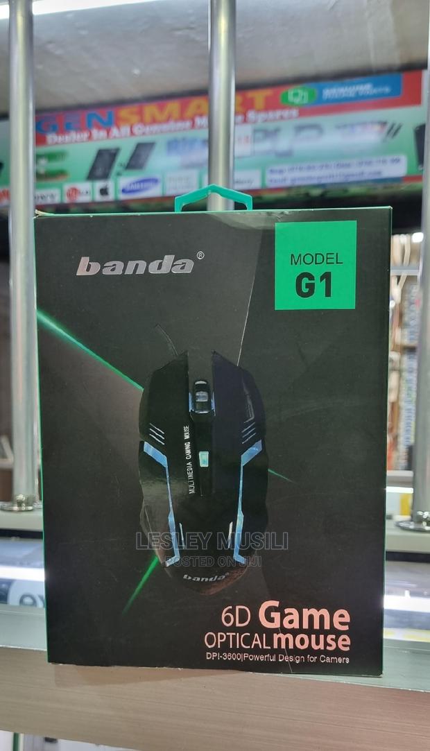 Banda G1 Gaming Mouse 6 Buttons 6D Optical USB Mouse