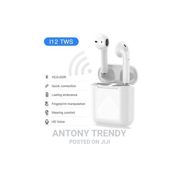 I12 TWS Wireless Bluetooth 5.0 Portable Stereo Earphone - main view