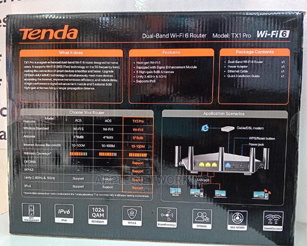 Tenda Dual-Band Wi-Fi 6 Router - thumbnail 2