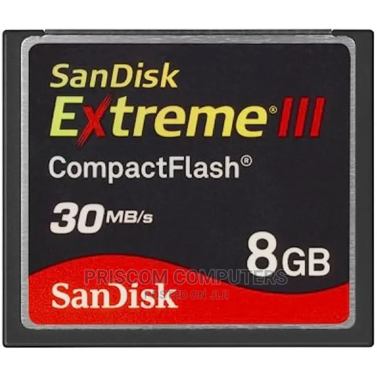 8GB Memory Card - Sandisk 3.0 Speed