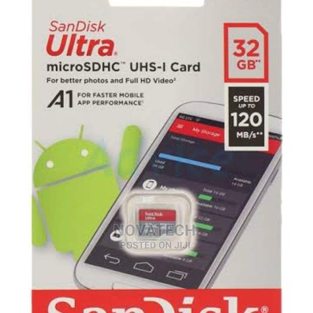 Sandisk Microsd CLASS 10 120MBPS 32GB Without Adapter - main view