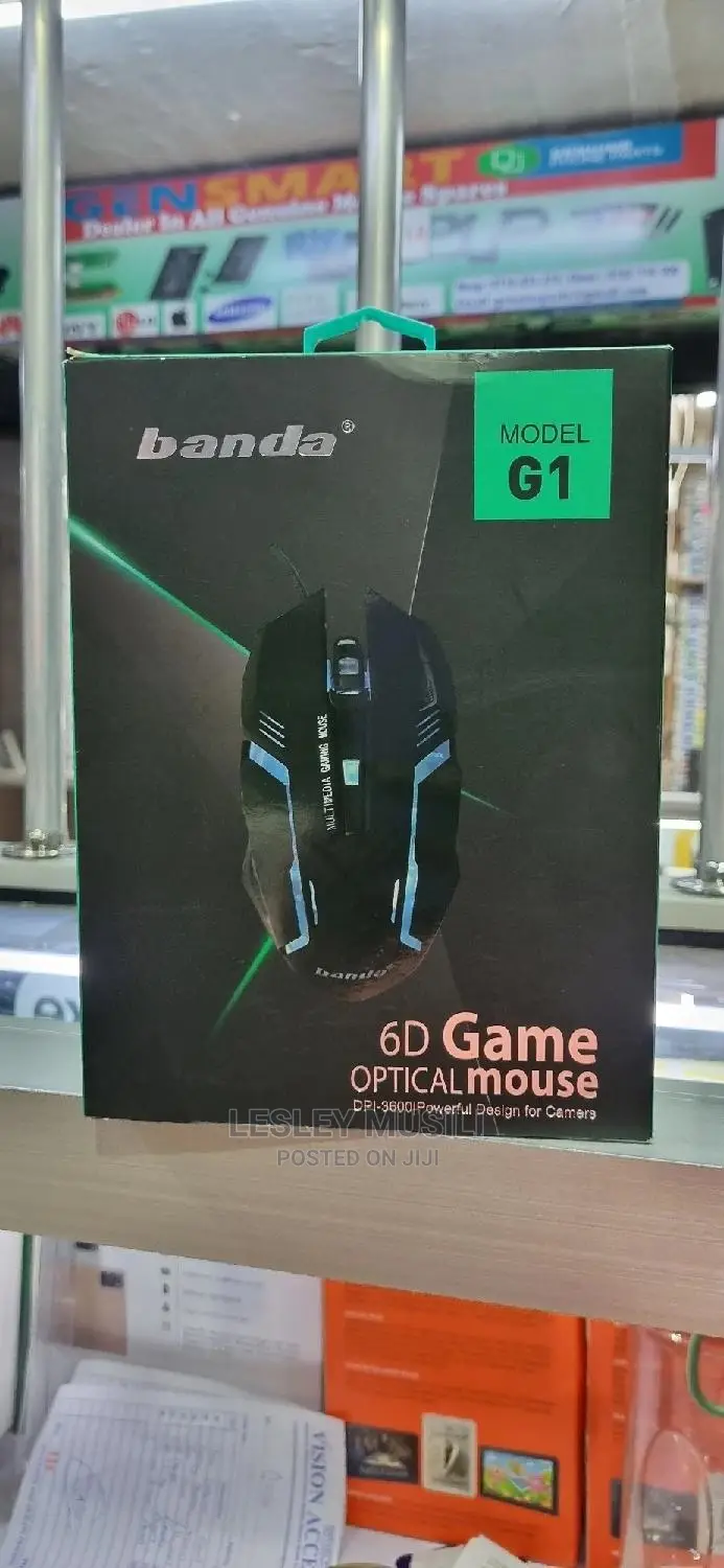 Banda G1 Gaming Mouse 6 Buttons 6D Optical USB Mouse