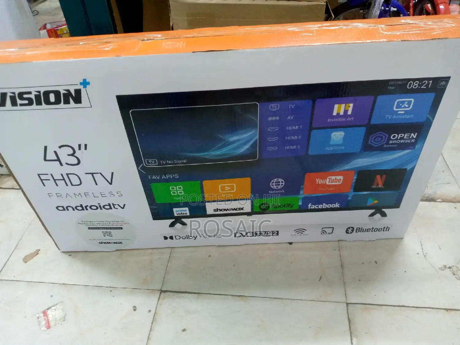 Vision 43 Inches Smart Android Tv