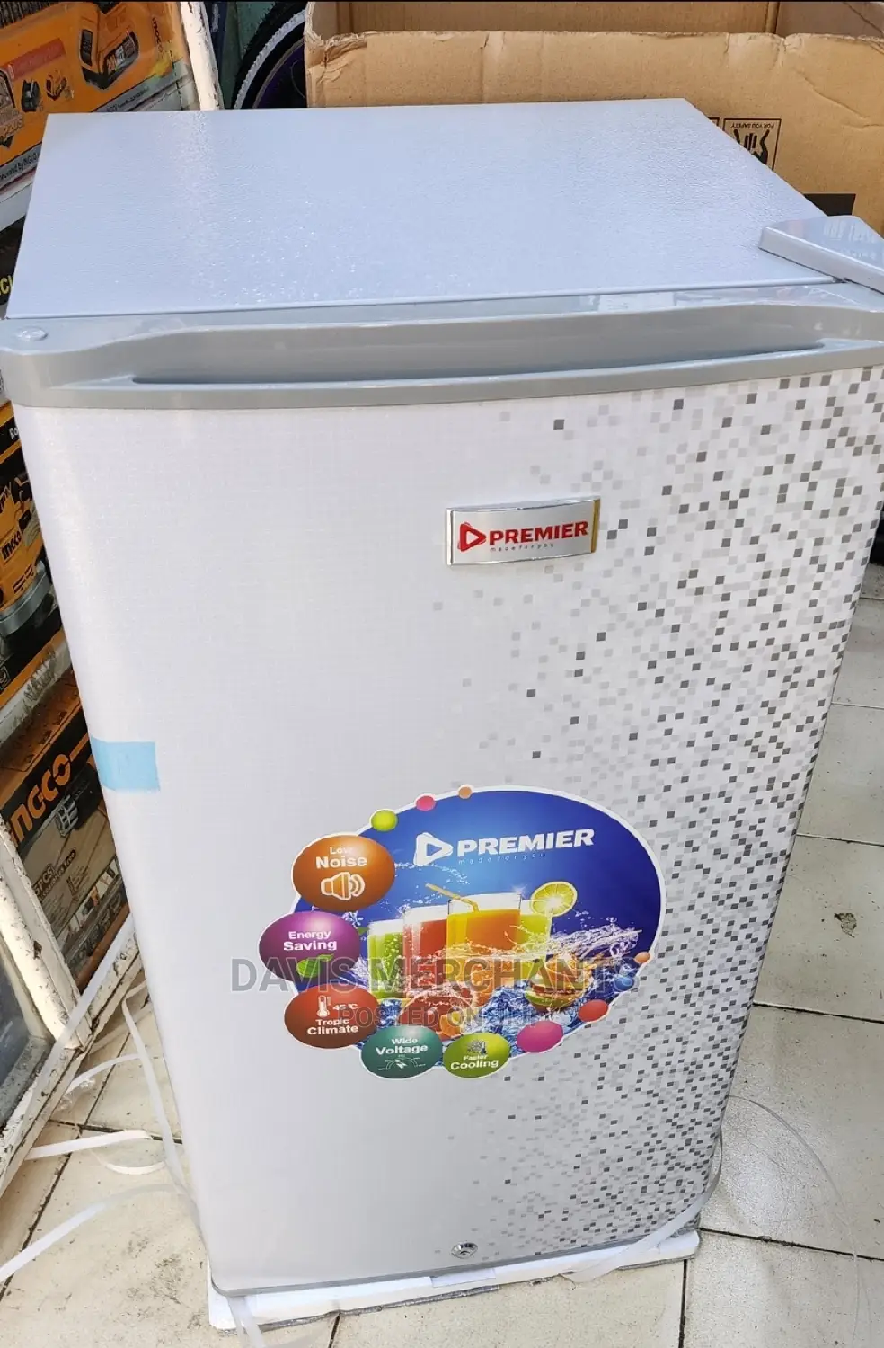 Fridge With 90L Capacity and Top Freezer