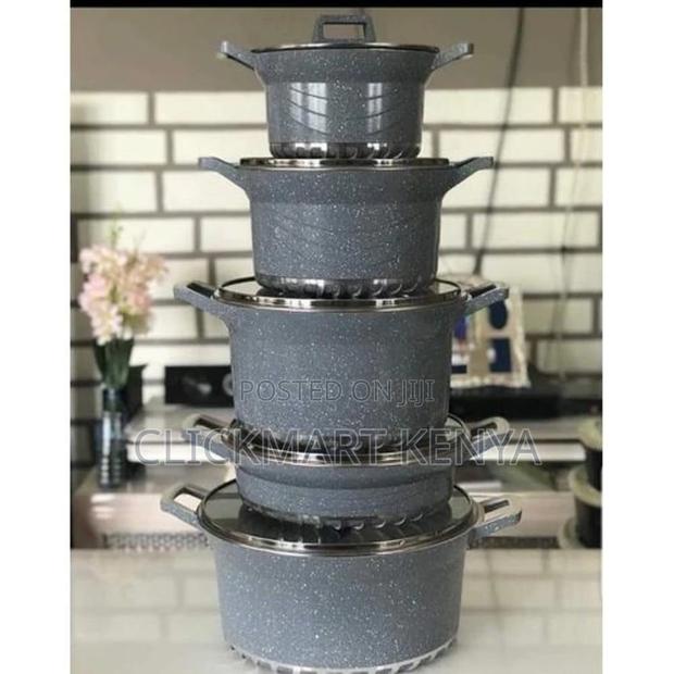 Cooking Pots Set Granite Non-Stick Cookware Set Pots Sufuria - main view