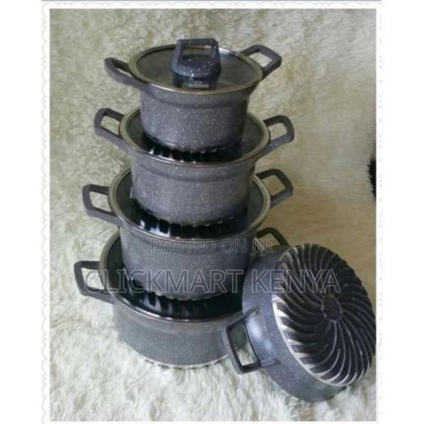 Cooking Pots Set Granite Non-Stick Cookware Set Pots Sufuria - thumbnail 2