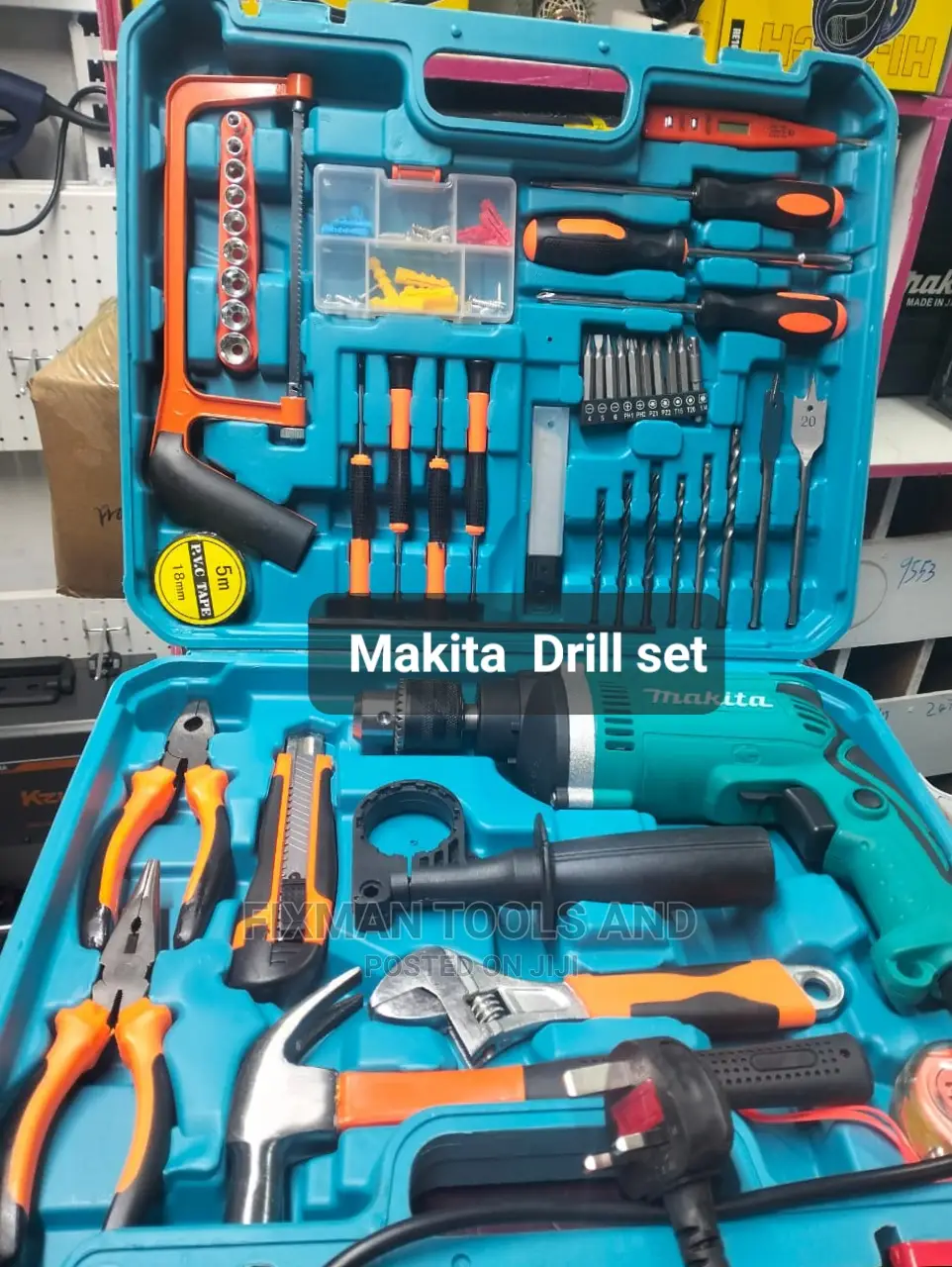 Makita Impact Drill Set + Free Accessories