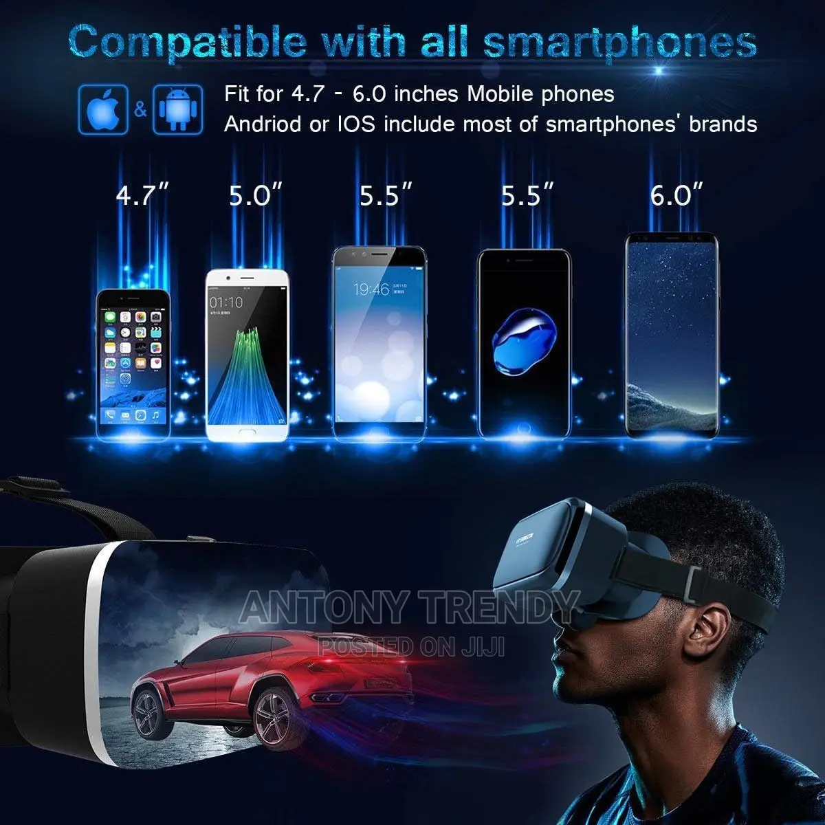 SHINECON Virtual Reality VR Headset