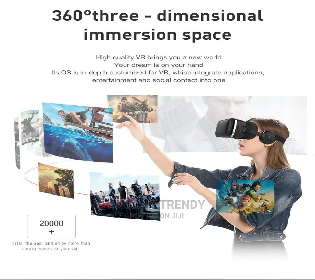 VR Shinecon VR Headset Glasses[Blu-Ray]