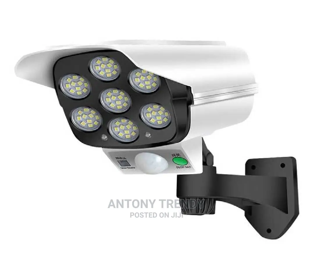 Solar Lights Dummy Decoy Fake Security Camera