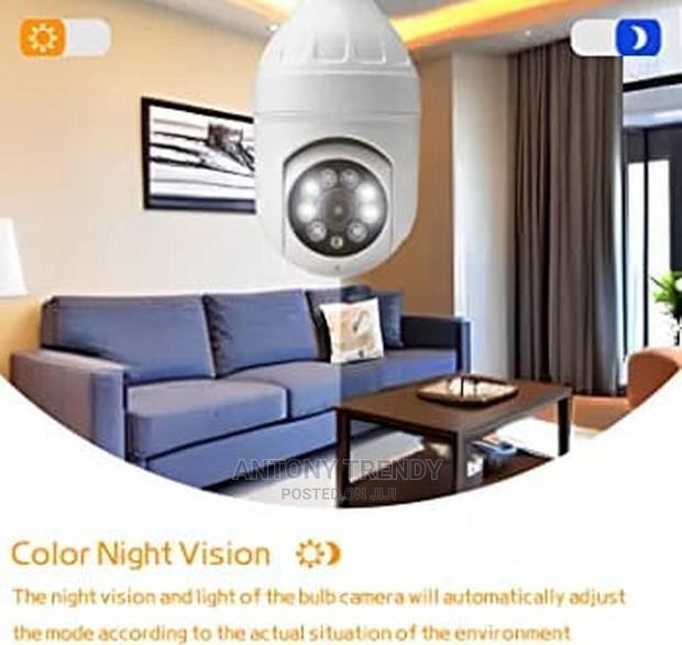 360° Panoramic PTZ Bulb CCTV Security Wifi