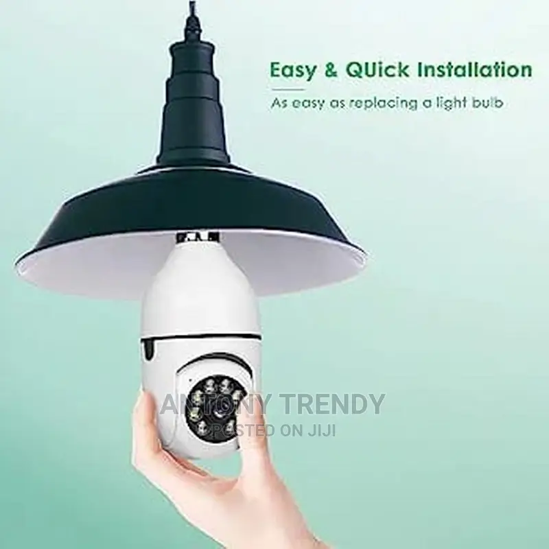 Generic WIFI CAMERA BULB 1080p,360°Rotates,Night Vision