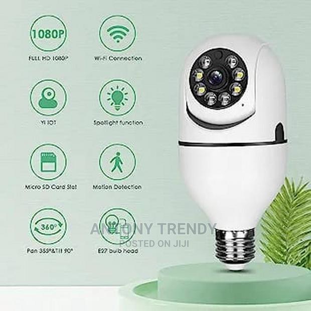 4.0MP Light Bulb Security Camera Outdoor Wireless - thumbnail 2