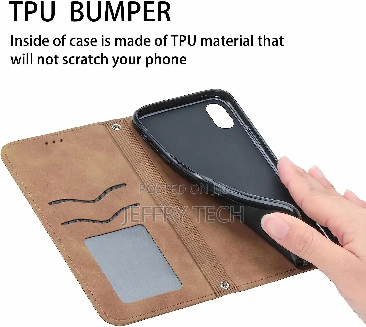 Rantuo Phone Case for Oppo A77, With Card Slots, Bracket, TP