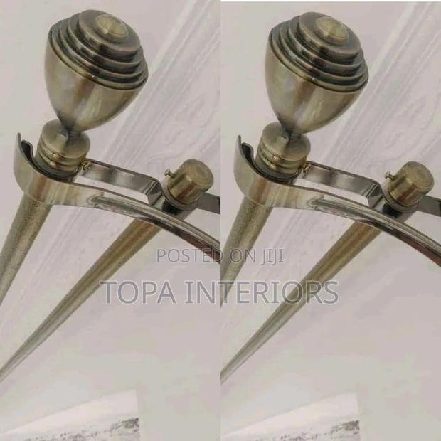 Strong Jua Kali Powder Coated Window Curtain Rods