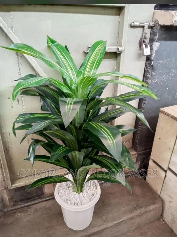 Snake Artificial Plant With Vase - main view