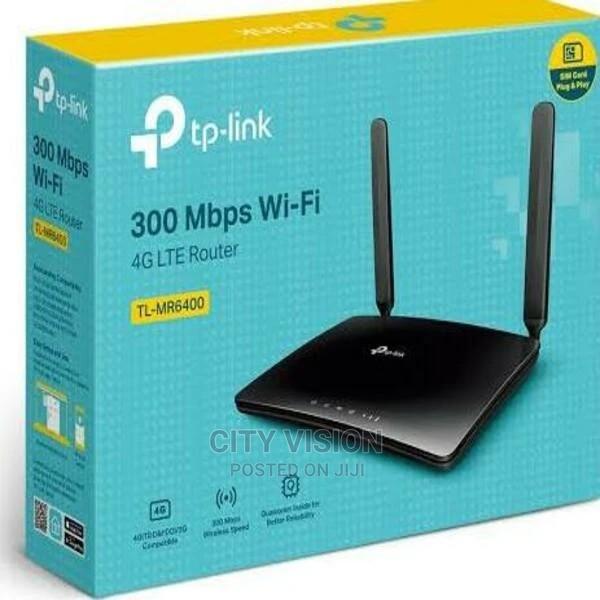 Tp-Link 300mbps Wireless N 4G LTE Router - TL-MR6400 - main view