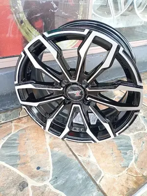Rims Size 15/4/100 Black Silver Normal