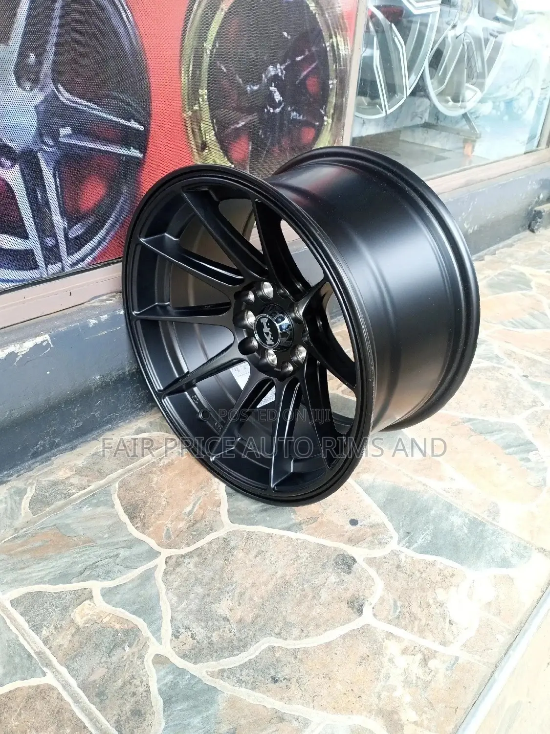 Rims Size 15/4/100 Black Offset Kh Design