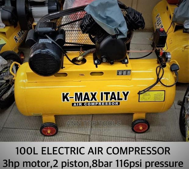 Kmax Italy 100ltrs 2piston 3hp Motor Electric Air Compressor
