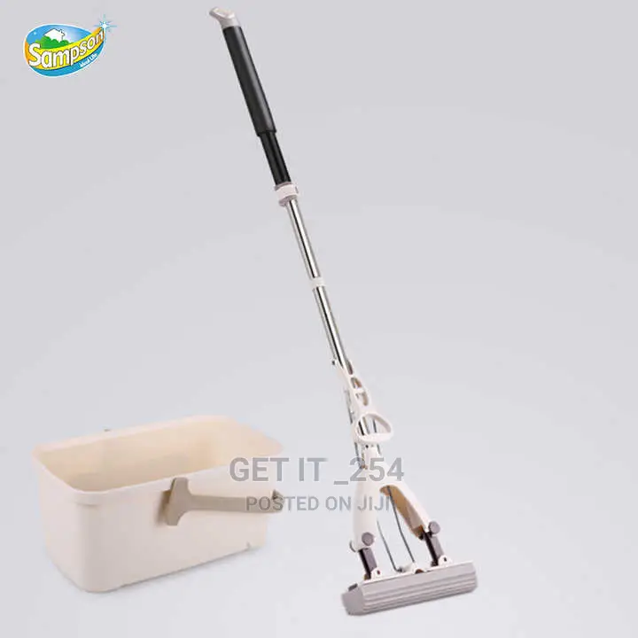 Automatic Self Wringing Roller Mop For Hands-free Squeezing
