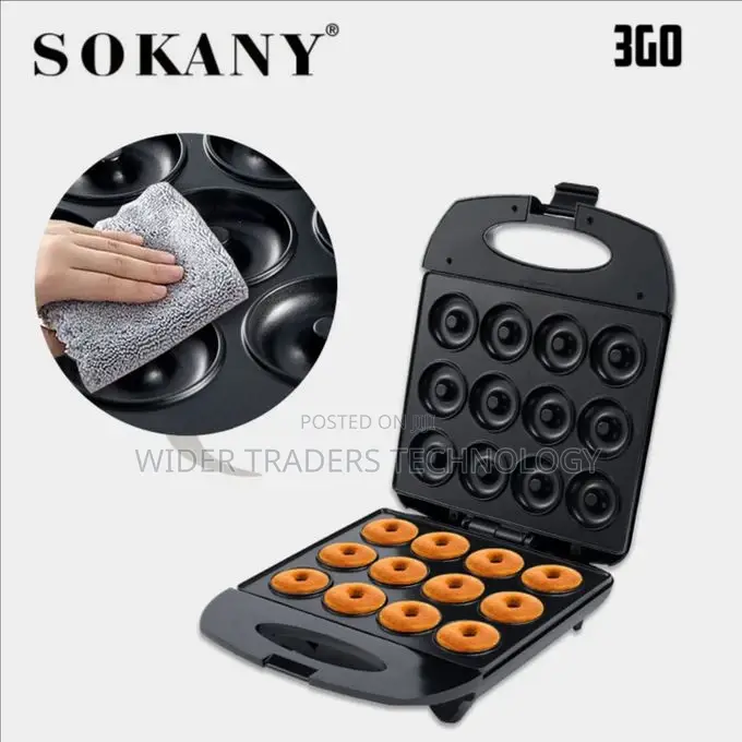 12 Pieces Donut Machine Sokany