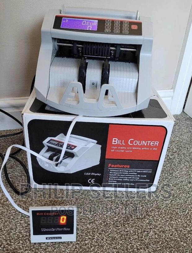 Automatic Bank Note Bill Counter Currency Money Pound Euro C - thumbnail 3