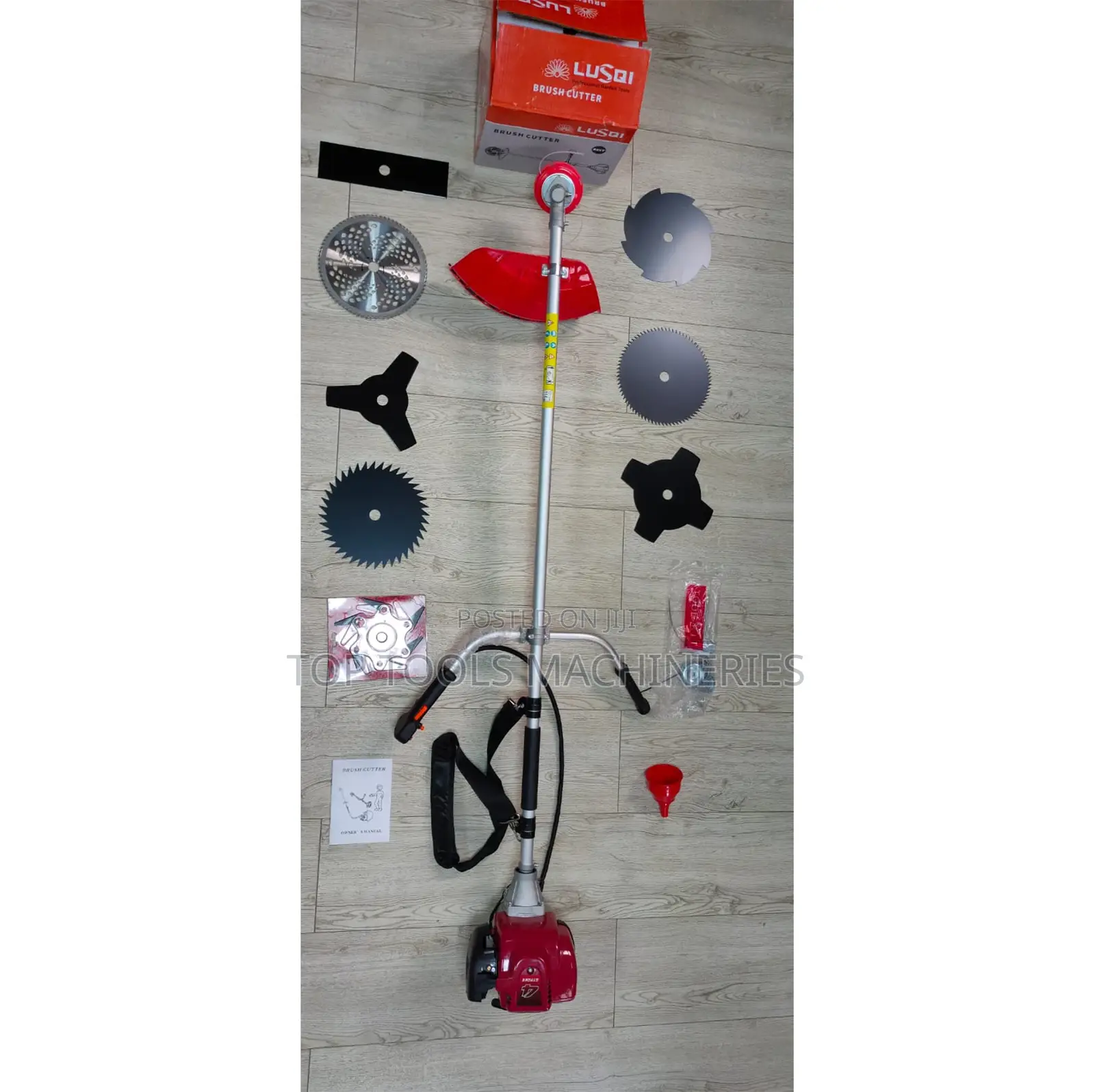 LUSQI Brush Cutter 4stroke Side Pack With 9blades
