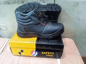 Steel Toed Heavy Duty Safety Boots - thumbnail 2