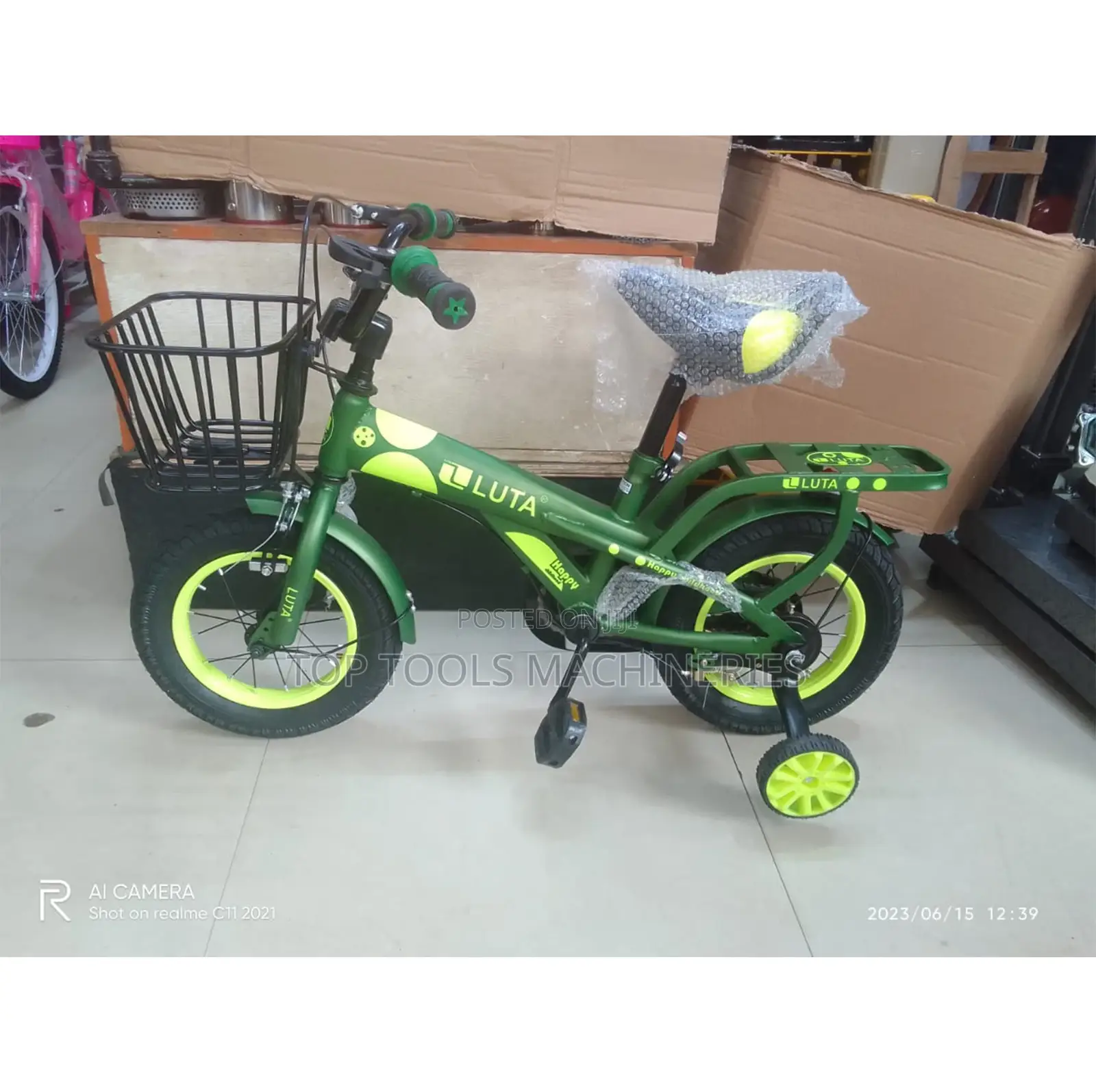 Luta Green Boys Bicycle Size 12