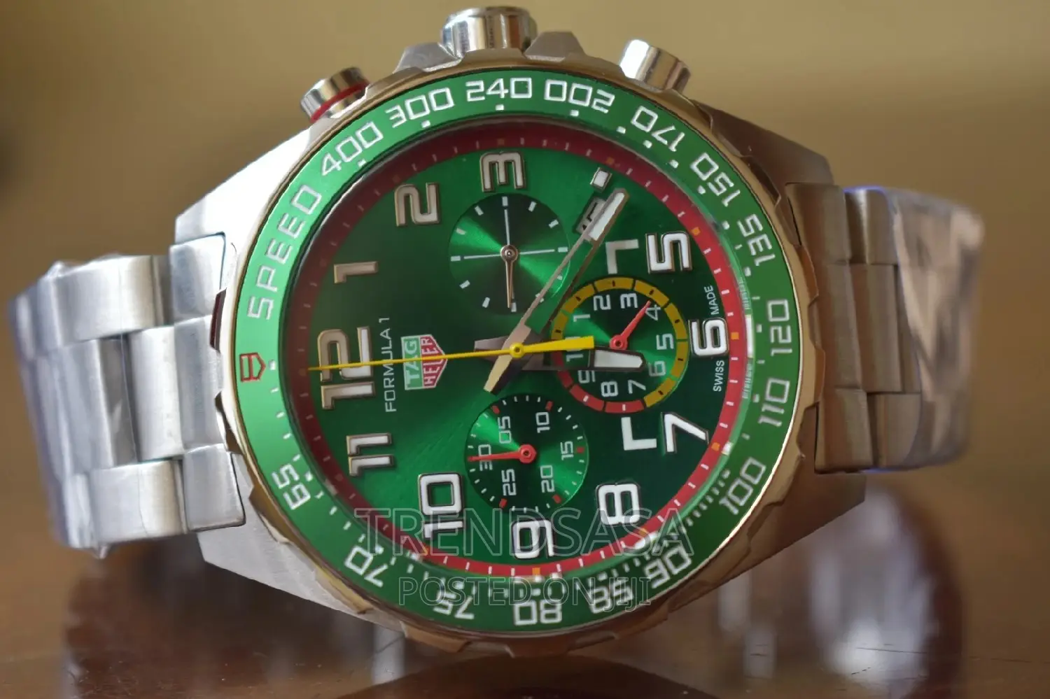 Tag Heuer Green Dial Stainless Steel