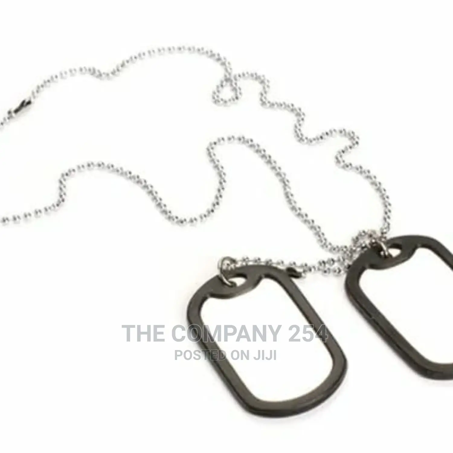 Millitary Personalised Stainless Steel Dog Tags
Ksh.630