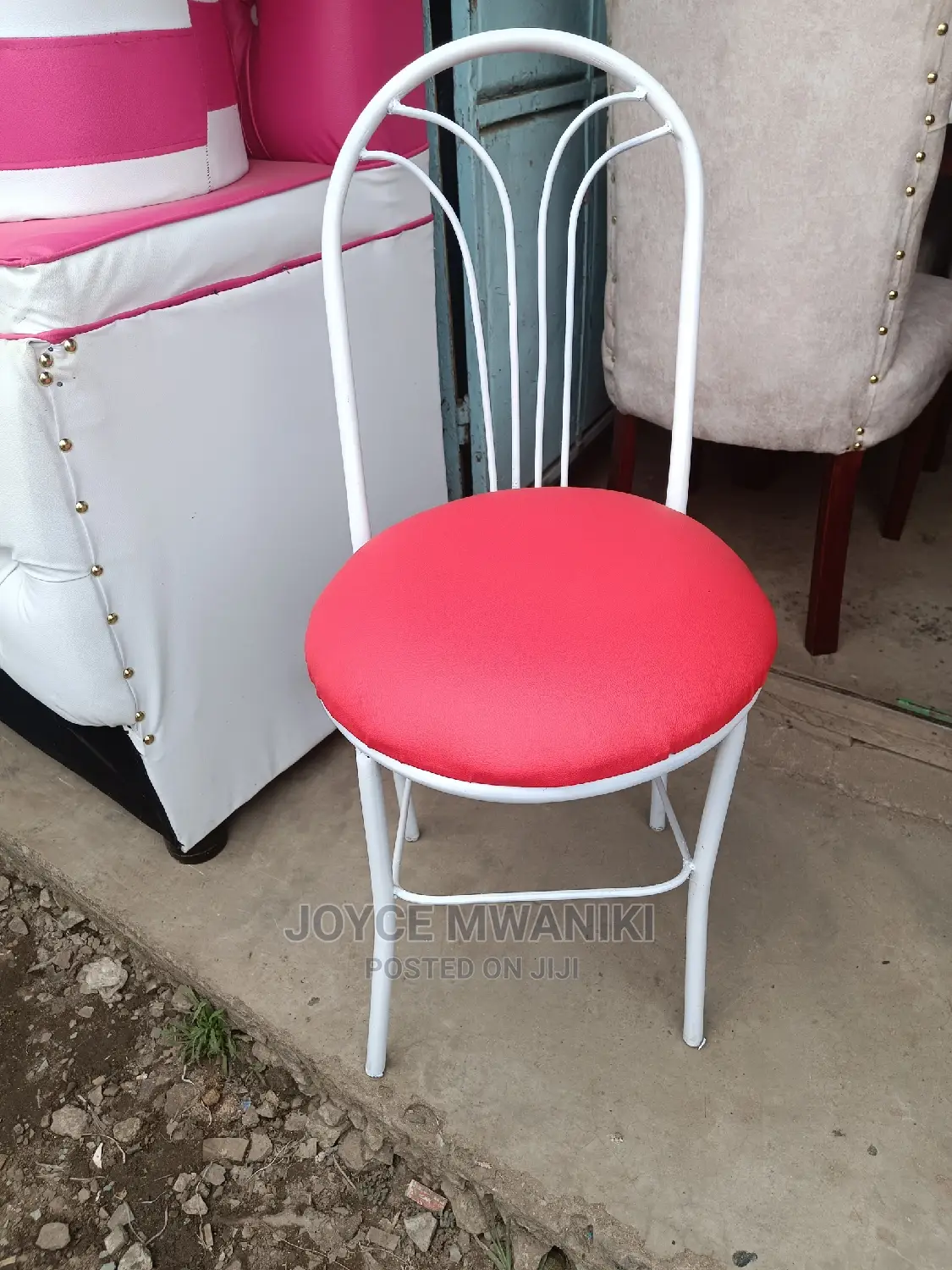 Restaurant Chair Red and White