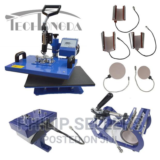 8in1 Heat Press Machine Swing Away Sublimation T-Shirt /Mug/